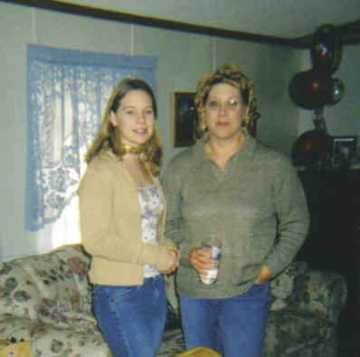 Jennifer and Mom at Thanksgiving 2003